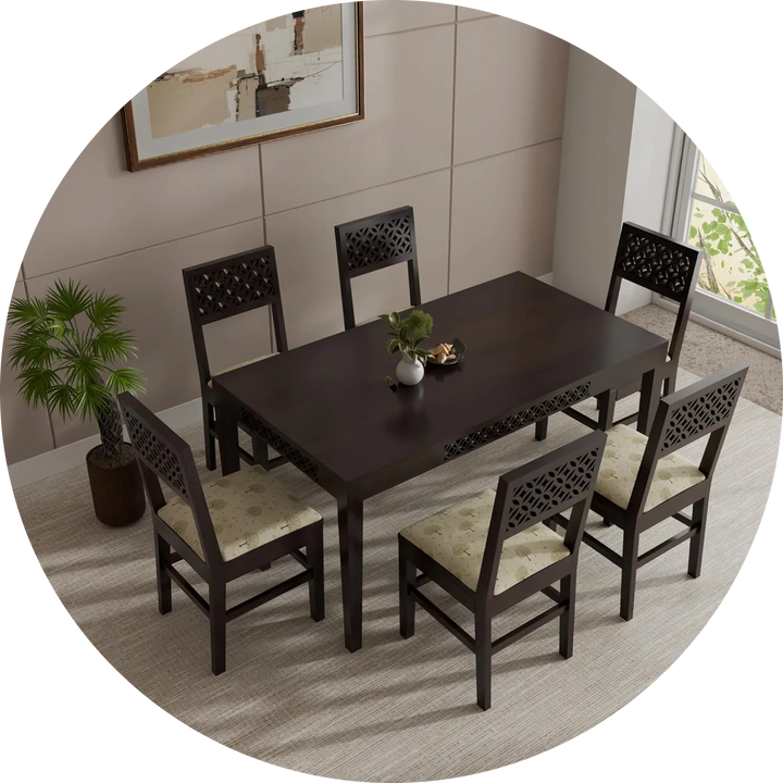 6 seater dining set