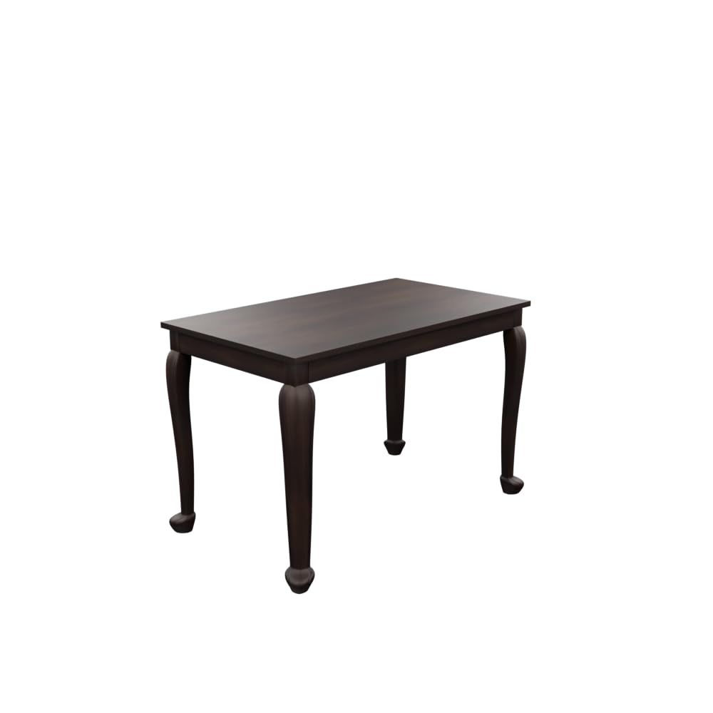 THE WOODEN CITY Sheesham Wood Dining Set | 6 Seater Table with Includes Cushion Chairs | Solid Wood Dining Table Set for Dining Room (Walnut Cou, 6 Seater)