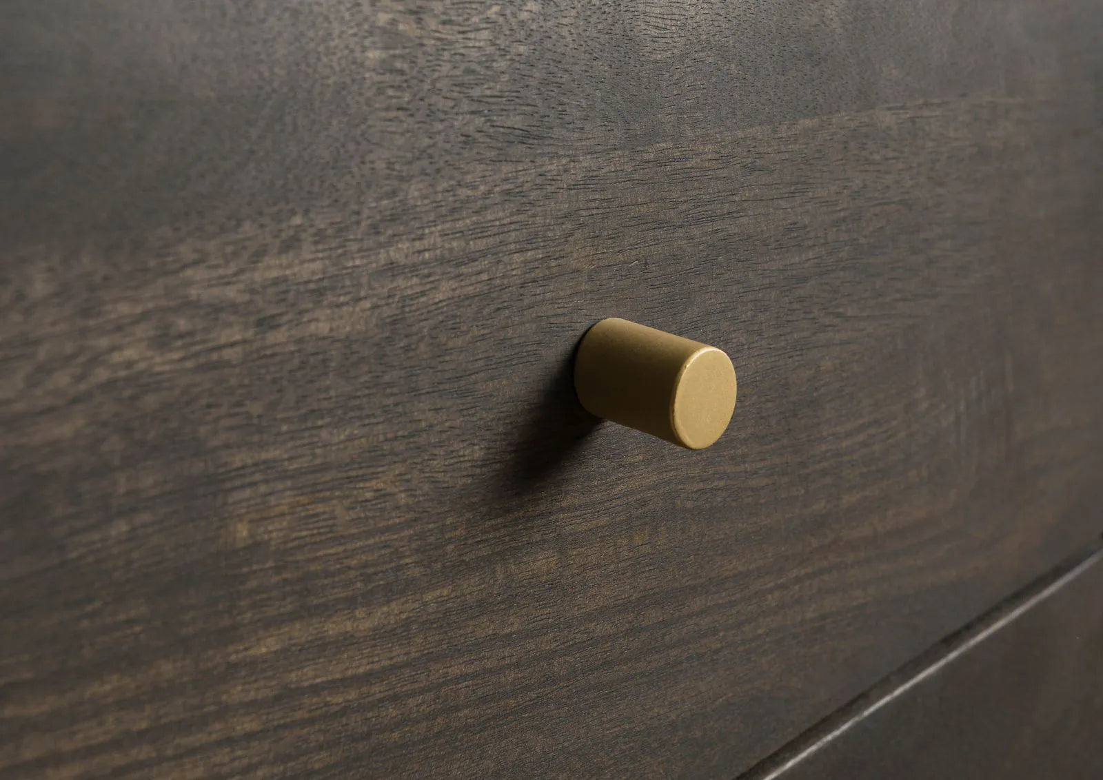 THE WOODEN CITY Stylish Art Deco Mango Wood Chest of Drawers   DIAMOND #107 (WALNUT)