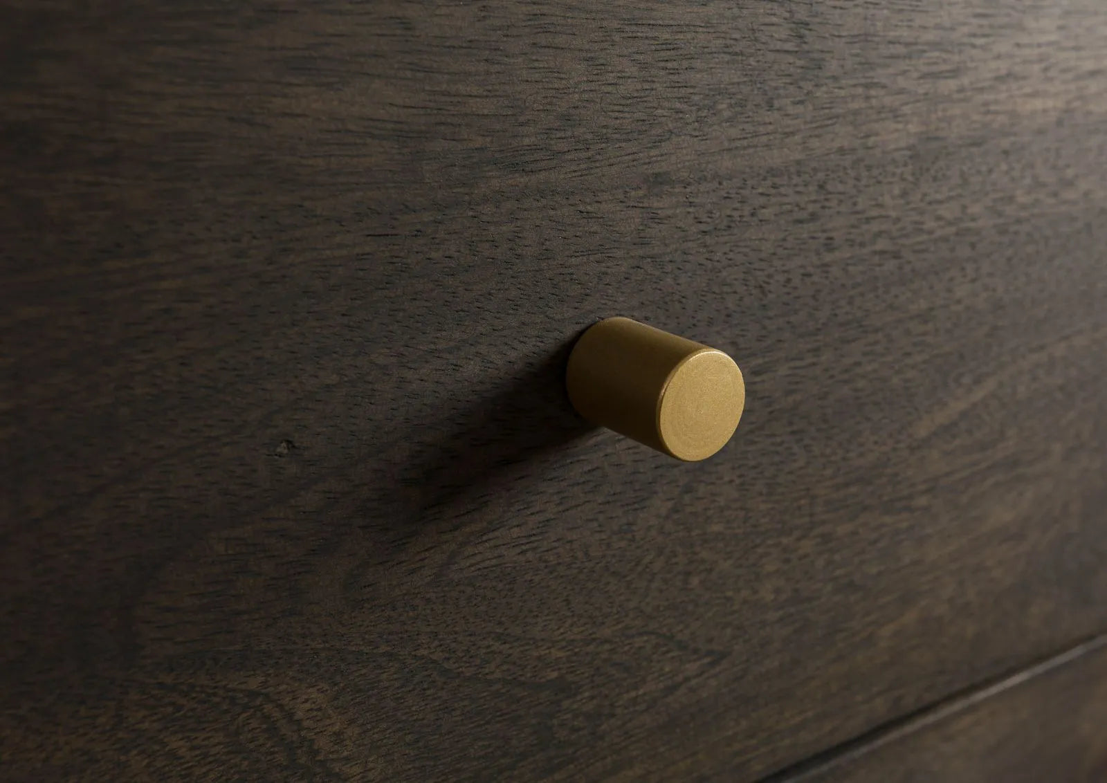 THE WOODEN CITY Stylish Art Deco Mango Wood Chest of Drawers   DIAMOND #110 (WALNUT)