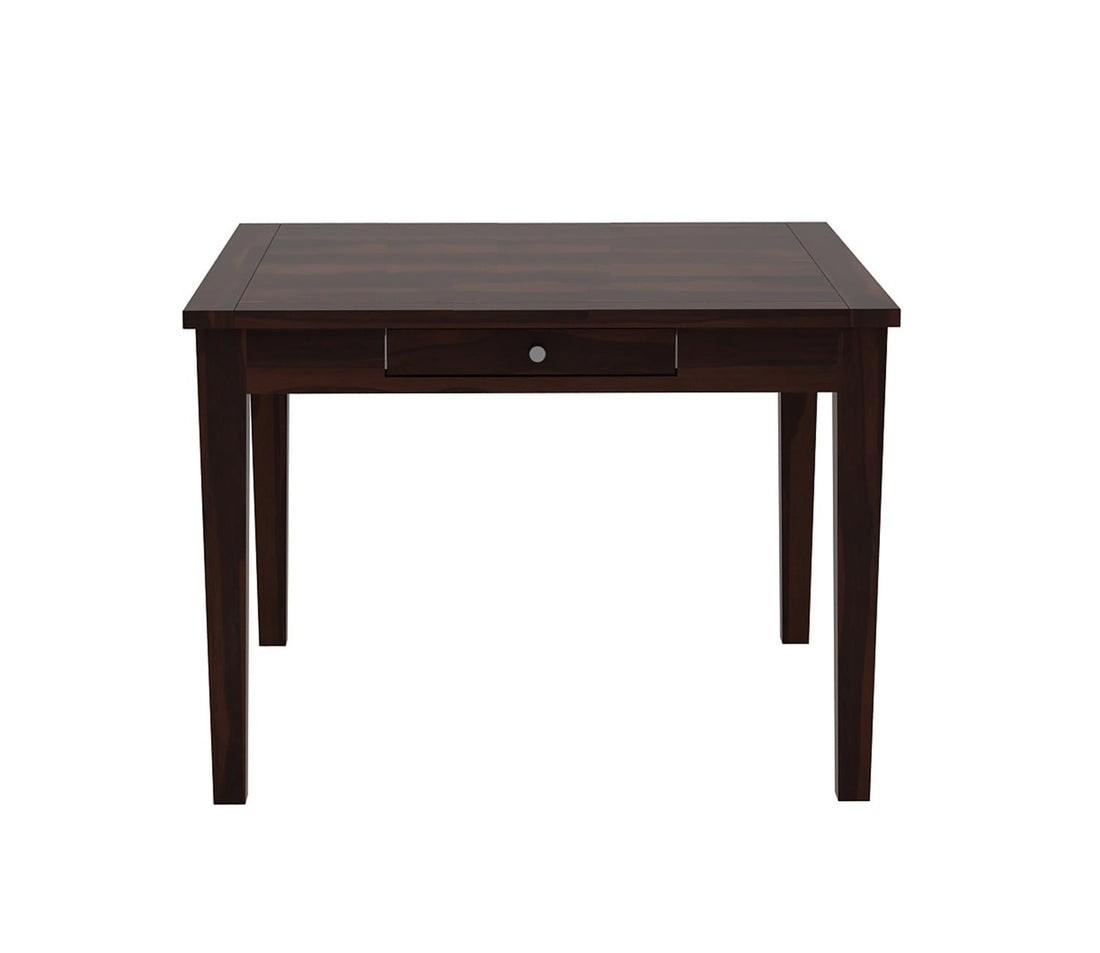 THE WOODEN CITY Wooden Table Solid Sheesham Wood Dining Table 4 Seater | Dining Room Furniture | Dining Table Without Chair