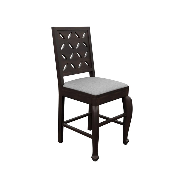 THE WOODEN CITY Sheesham Wood Dining Set | 6 Seater Table with Includes Cushion Chairs | Solid Wood Dining Table Set for Dining Room (Walnut Cou, 6 Seater)