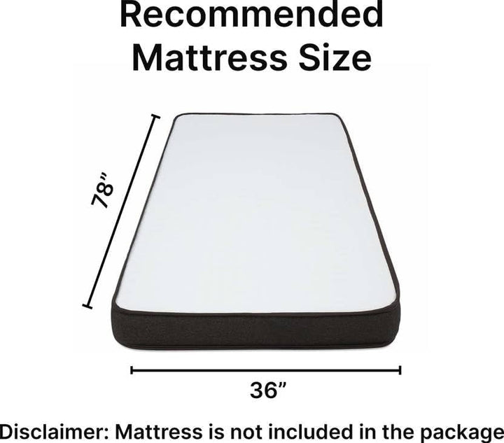 Solid Sheesham Wood Single Bed Cot Without Storage | Single Size Bed for Bedroom | Multipurpose Use Bed- Honey(216x99x53cm) (Recommend Mattress size-78x36 inch)