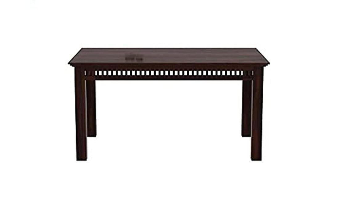 THE WOODEN CITYWooden Solid Sheesham Wood Dining Table 6 Seater | Dining Room Furniture |6 Seater Dining Table Without Chair - Honey/WALNUT Finish