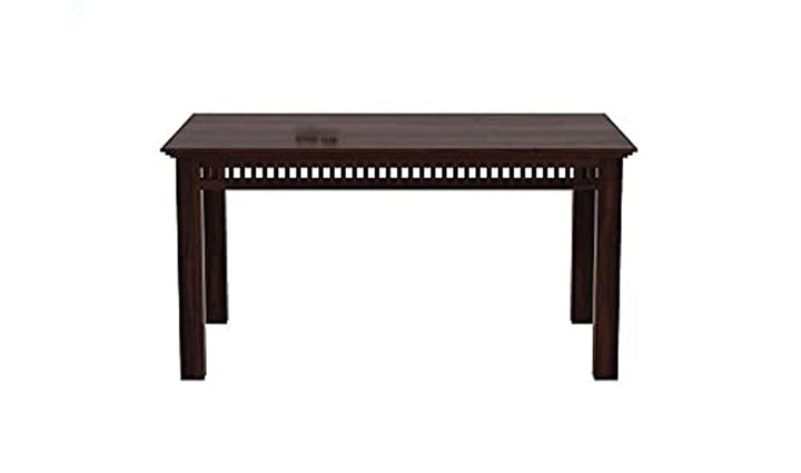 THE WOODEN CITYWooden Solid Sheesham Wood Dining Table 6 Seater | Dining Room Furniture |6 Seater Dining Table Without Chair - Honey/WALNUT Finish