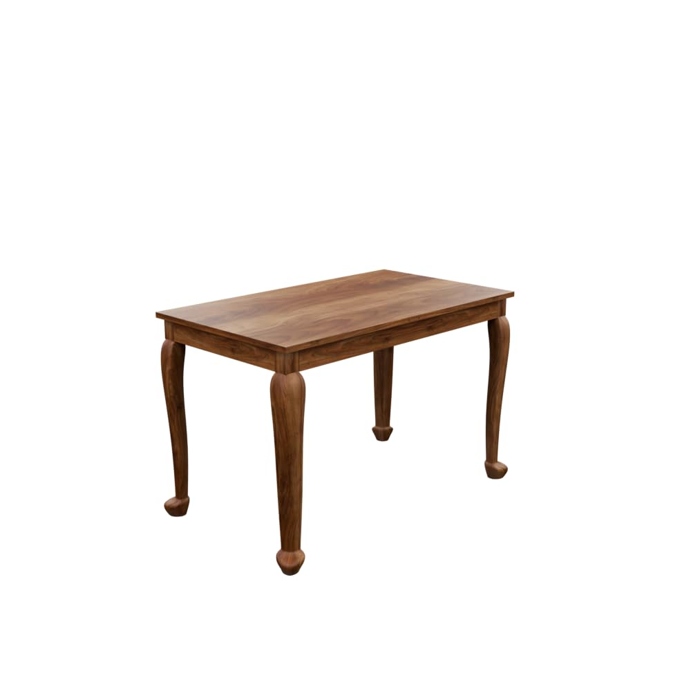 THE WOODEN CITY Sheesham Wood 6 Seater Dining Set | Table with Includes Cushion Chairs | Solid Wood Dining Table Set for Dining Room (Honey Cou, 6 Seater)