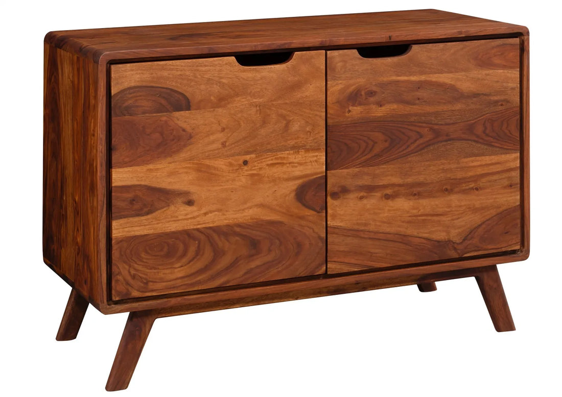 THE WOODEN CITY Rosewood wood chest of drawers in Retro style #103 (HONEY)