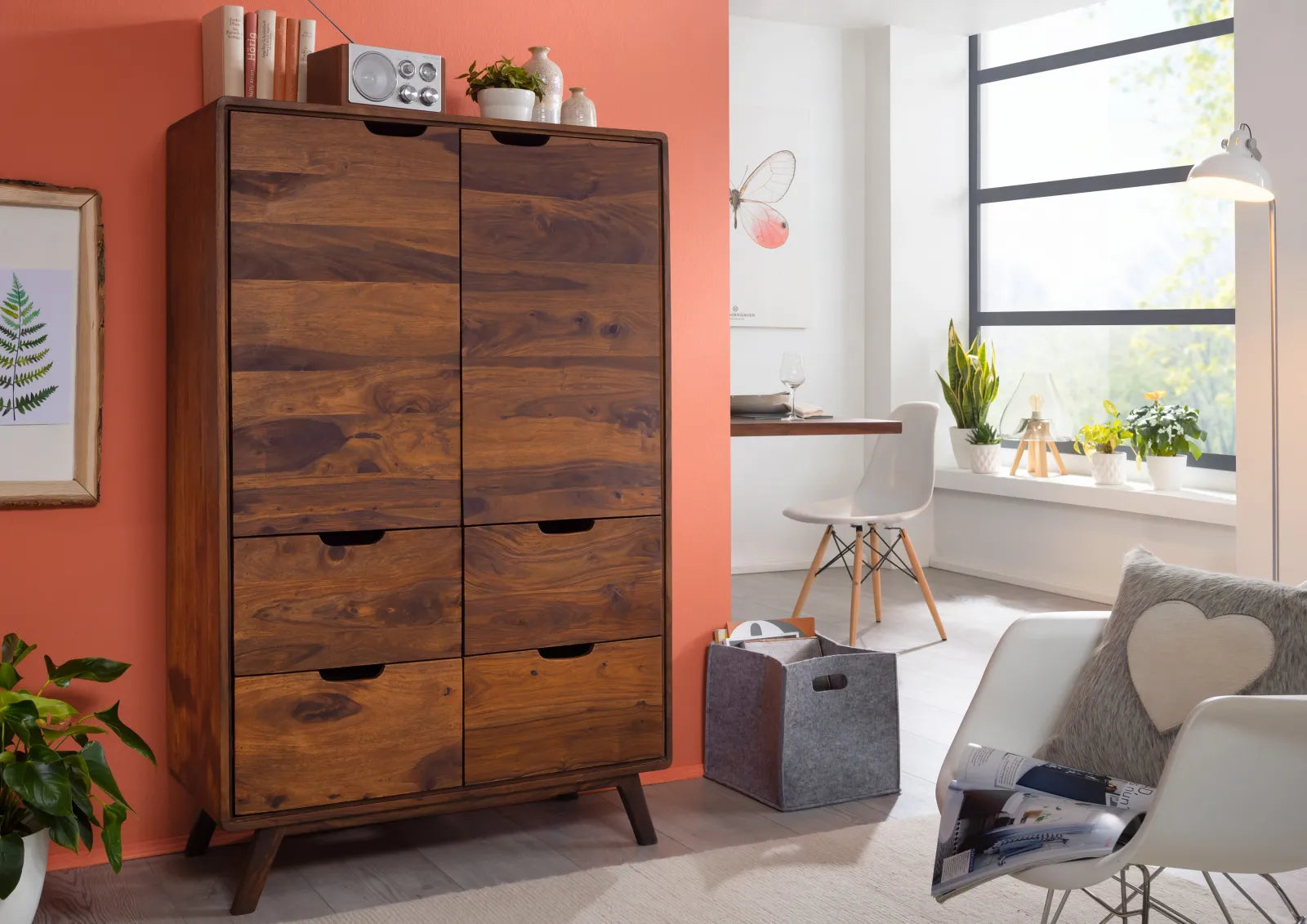 THE WOODEN CITY Chest of Drawers #110 (HONEY)