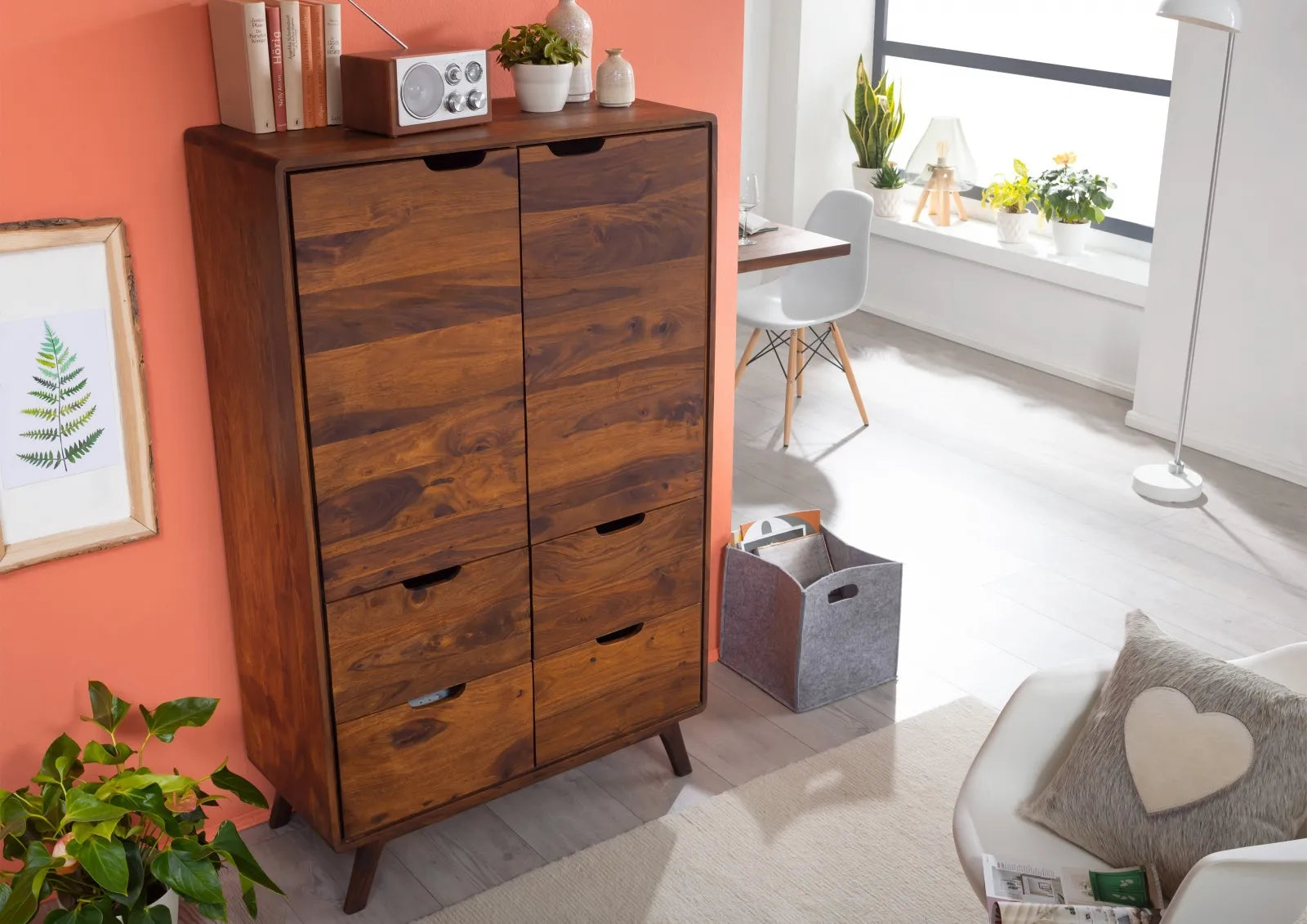 THE WOODEN CITY Chest of Drawers #110 (HONEY)