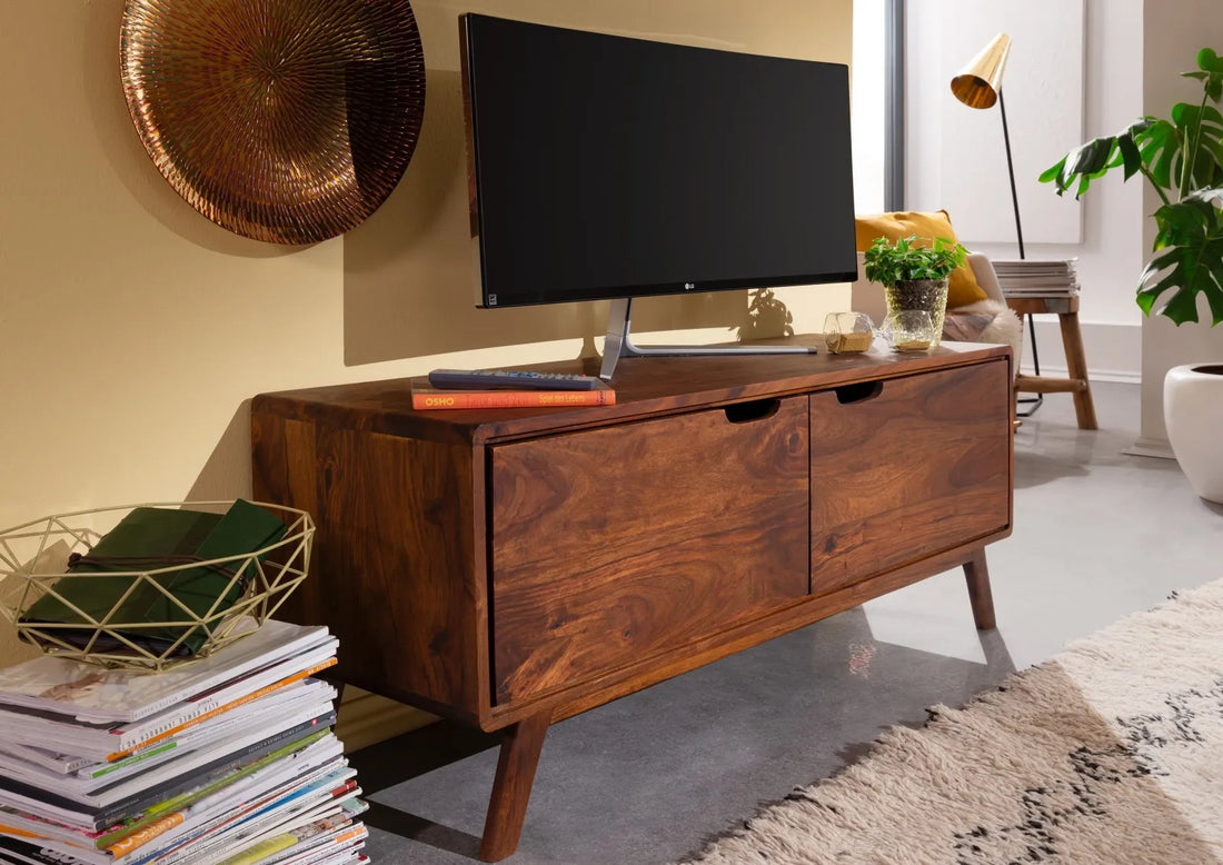 THE WOODEN CITYTV Cabinet  Chest of Drawers #118 (HONEY)