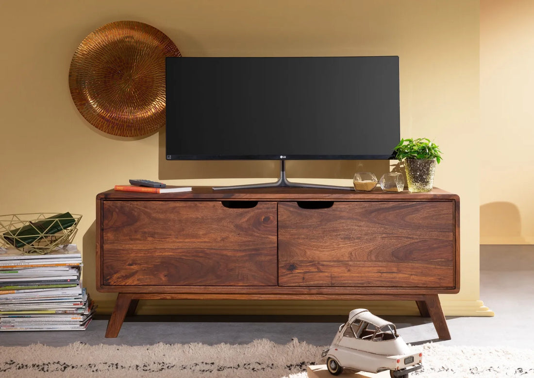 THE WOODEN CITYTV Cabinet  Chest of Drawers #118 (HONEY)