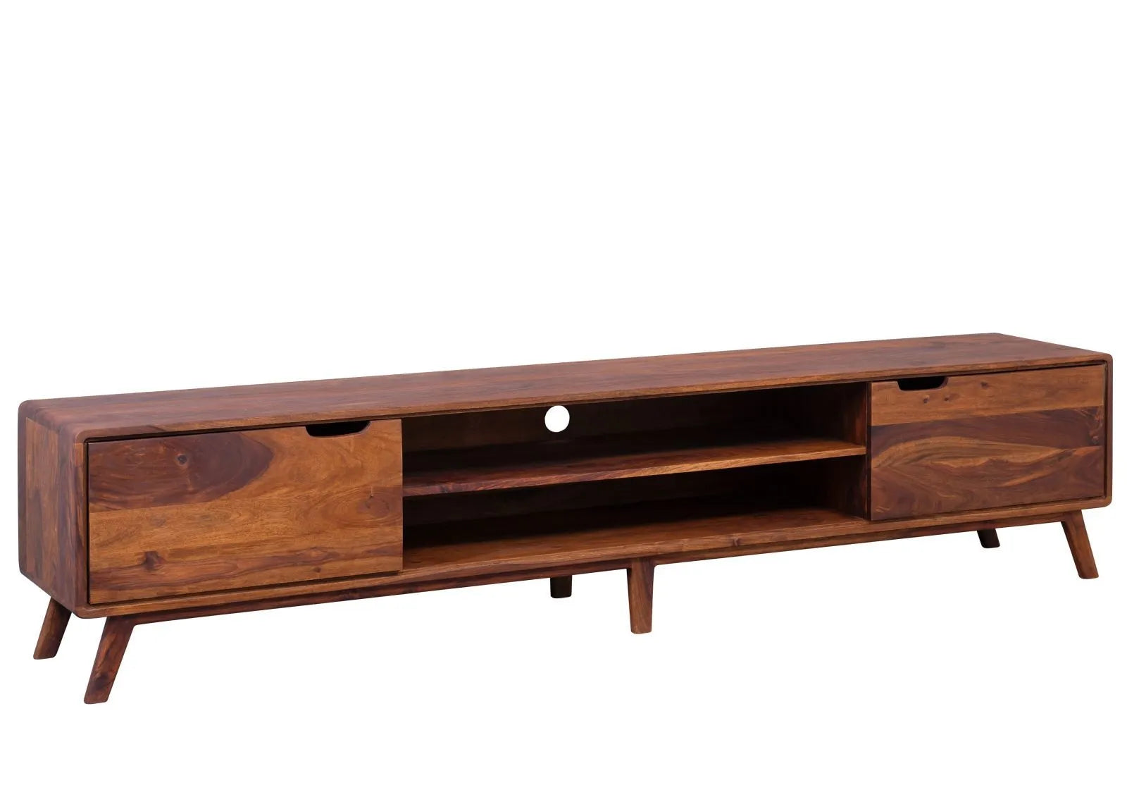 THE WOODEN CITY TV cabinet made of rosewood #124 (HONEY)