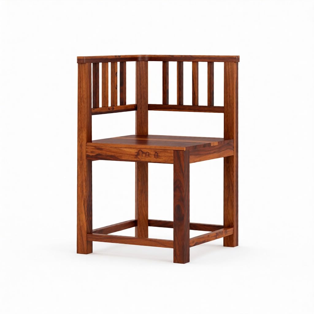 Solid Sheesham Wood 4 Seater Dining Set | Wooden Table Set for Dinning Room Home,Hotel and Office| Modern Dining Room Set (Honey n4)