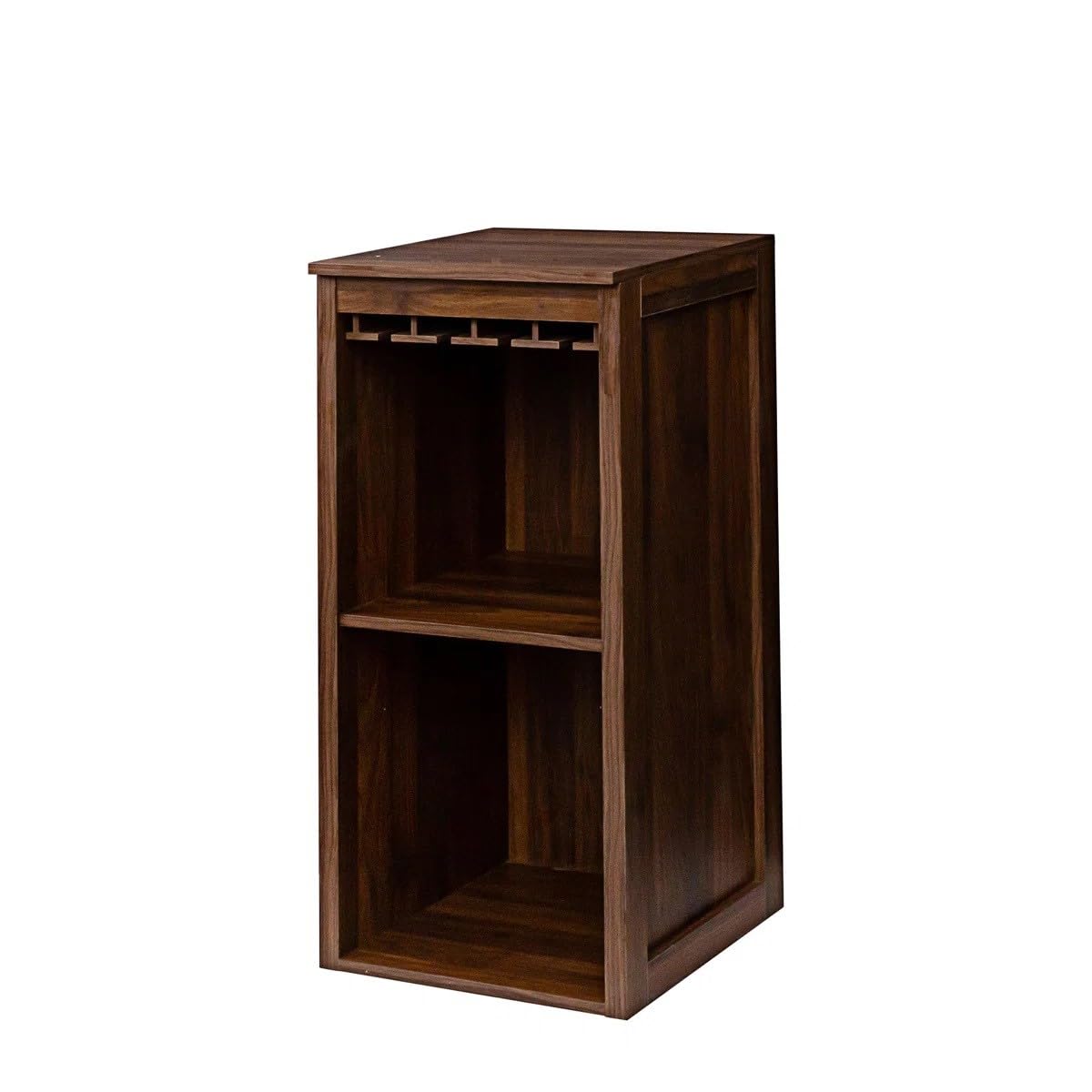 Solid Wood Bar Cabinet, Multipurpose Storage Cabinet for Home & Bar and Living Room Storage, Classy Sideboard- Honey