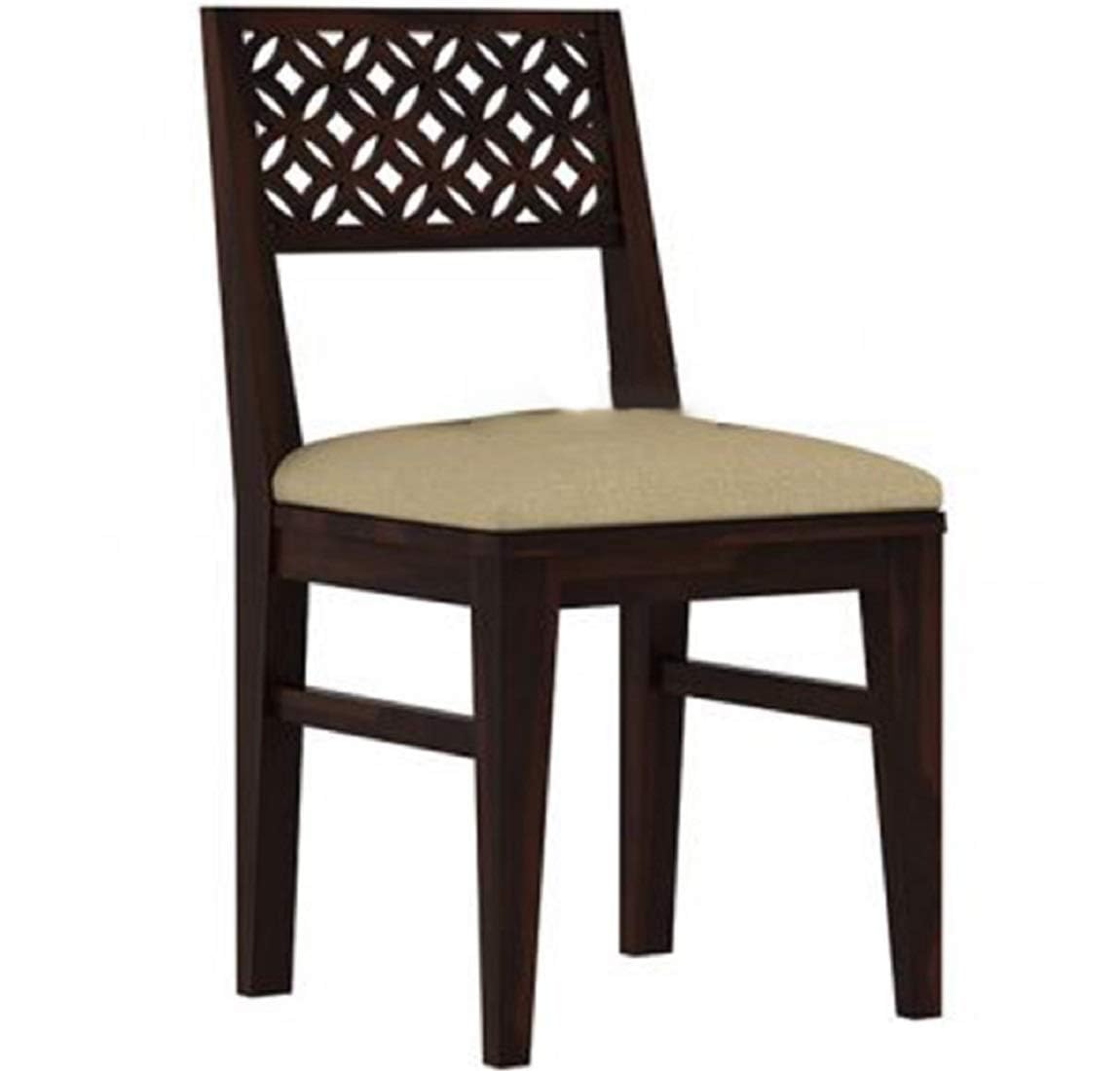 THE WOODEN CITY Solid Sheesham Wood Dining Table 4 Seater Dining Table Set with 2 Chairs & 1 Bench Dinner Table Set (walnut)