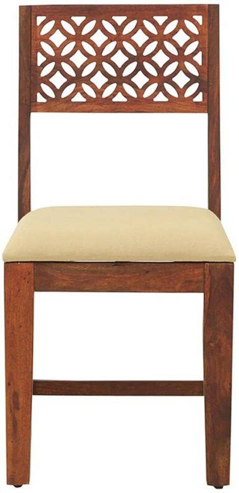 THE WOODEN CITY Solid Sheesham Wood Dining Table 4 Seater Dining Table Set with 2 Chairs & 1 Bench Dinner Table Set