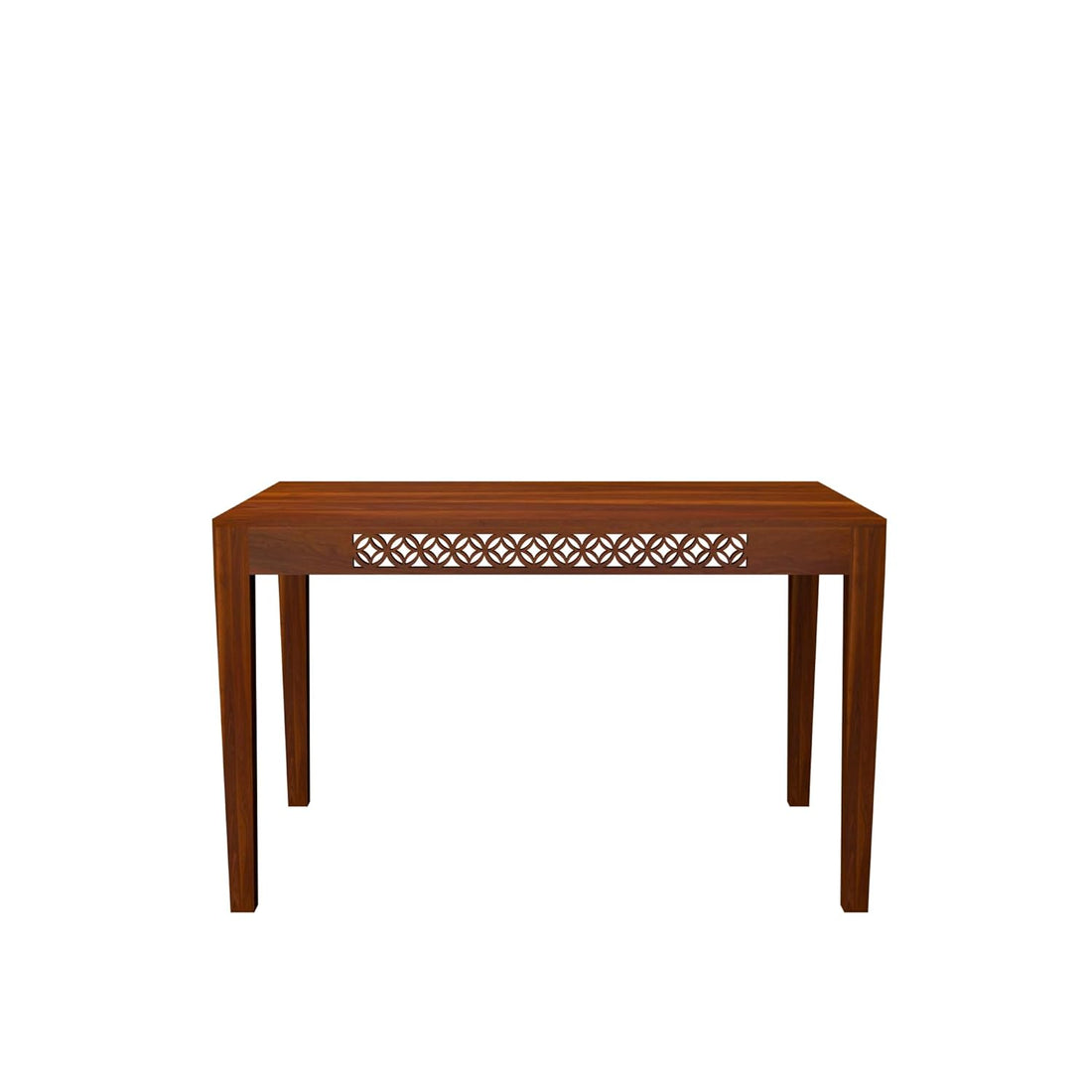 THE WOODEN CITY Solid Sheesham Wood Dining Table Dining Table Set with 6 Chairs Dinner Table Set for Dinning Room Home,Hotel and Office (Honey, 6 Seater Chair)