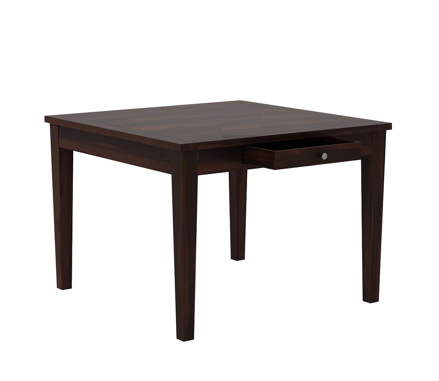 THE WOODEN CITY Wooden Table Solid Sheesham Wood Dining Table 4 Seater | Dining Room Furniture | Dining Table Without Chair