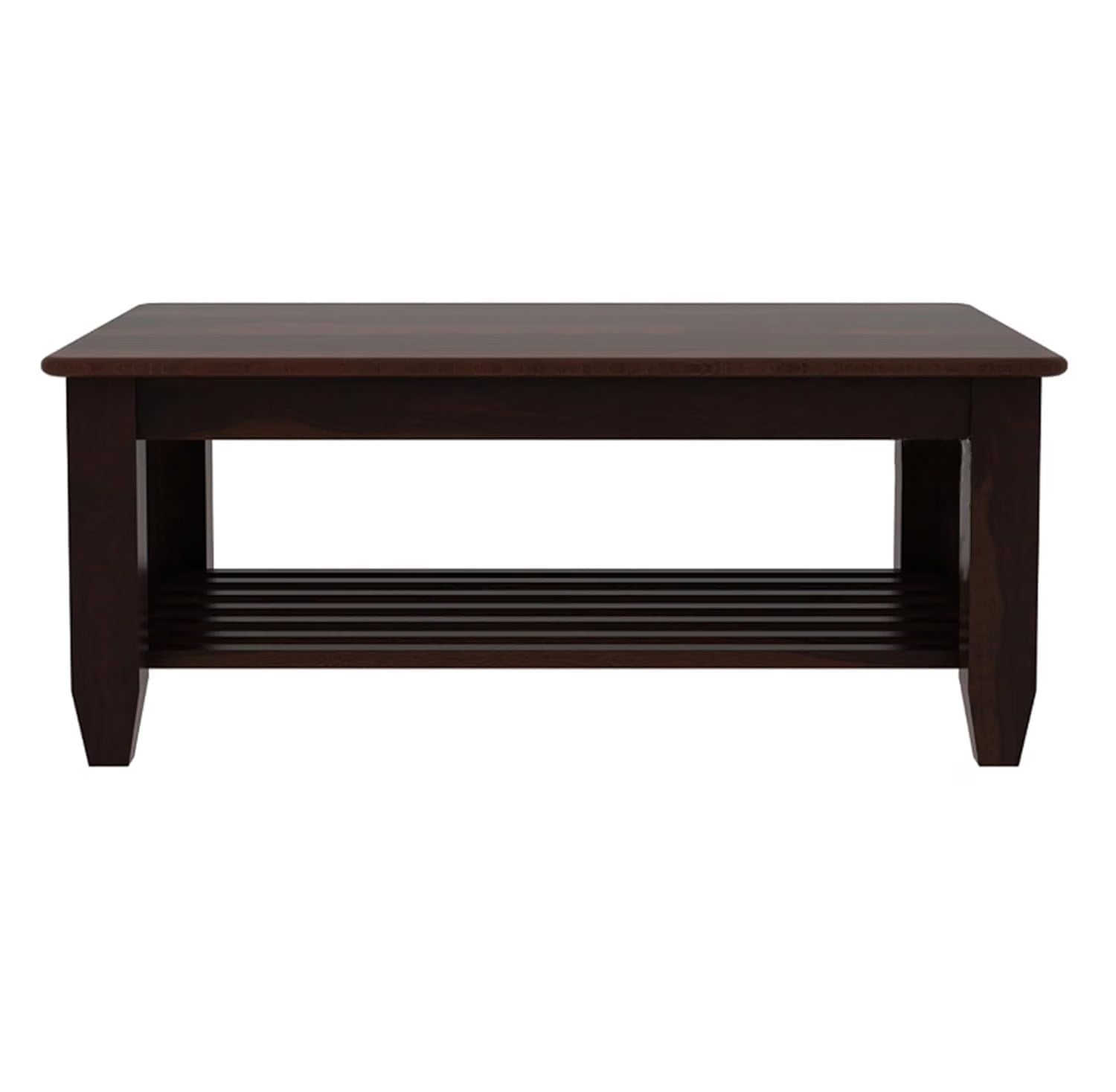 Sheesham Solid Wood Centre Table & Tea Table Wooden Coffee Table for Living Room and Outdoor & Indoor Furniture (Walnut)