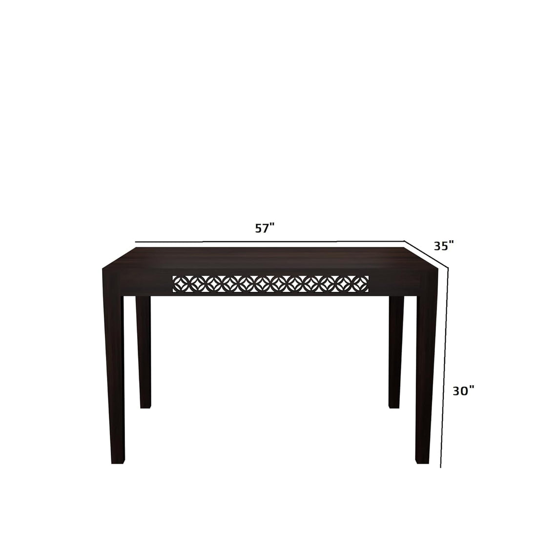 THE WOODEN CITY Solid Sheesham Wood Dining Table Dining Table Set with 6 Chairs Dinner Table Set for Dinning Room Home,Hotel and Office (Walnut, 6 Seater Chair)