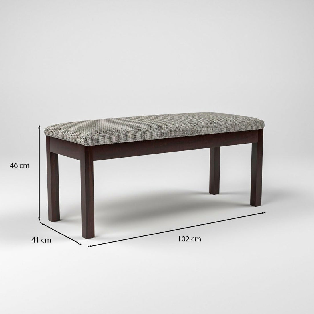 Solid Sheesham Wood Six Seater Dining Table Set with 4 Cushion Chairs with Bench for Dining Room Living Room Home | Dining Table | 6 Seater Dining Table Set (Walnut6s t, 6 Seater)