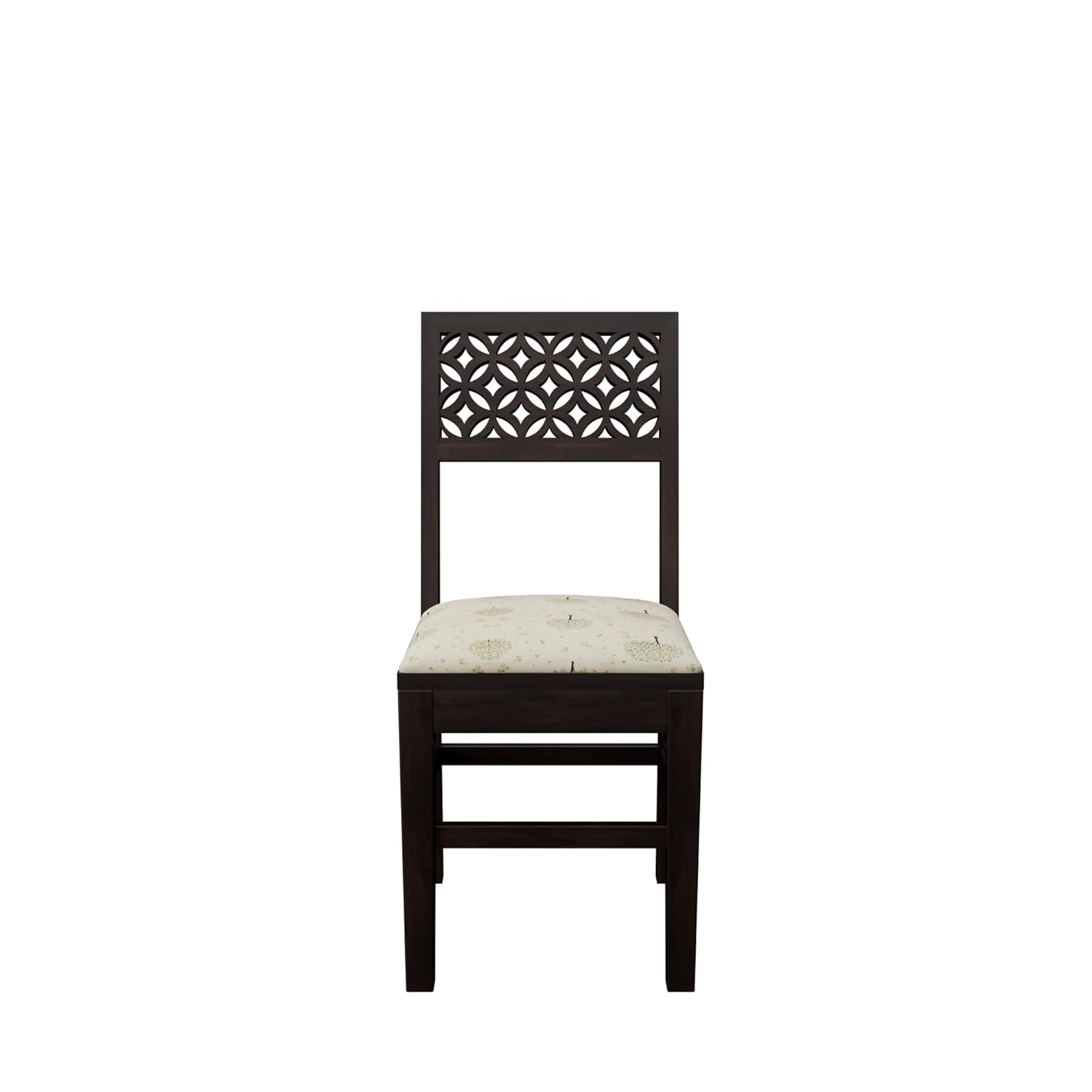 THE WOODEN CITY Solid Sheesham Wood 3 Chair with1 Bench Dining Set with Cushioned Chairs for Dining Room | Living Room | Home & Office | Hotels Restaurant (4 Seater with Bench, Walnut)