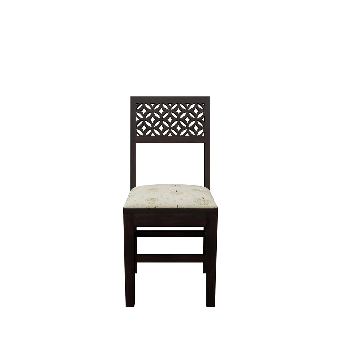 THE WOODEN CITY Solid Sheesham Wood 3 Chair with1 Bench Dining Set with Cushioned Chairs for Dining Room | Living Room | Home & Office | Hotels Restaurant (4 Seater with Bench, Walnut)