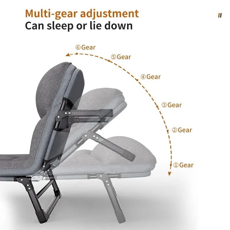 THE WOODEN CITY Folding Bed Single for Sleeping with Soft Cushion 6.2 Feet Portable Foldable Outdoor Camping Cot for Adults Heavy Duty Travelling Camping Cots with Side Pocket (Upto 150KG)