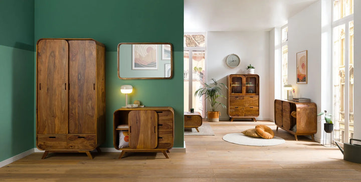 THE WOODEN CITY Rosewood wardrobe #110 (HONEY)