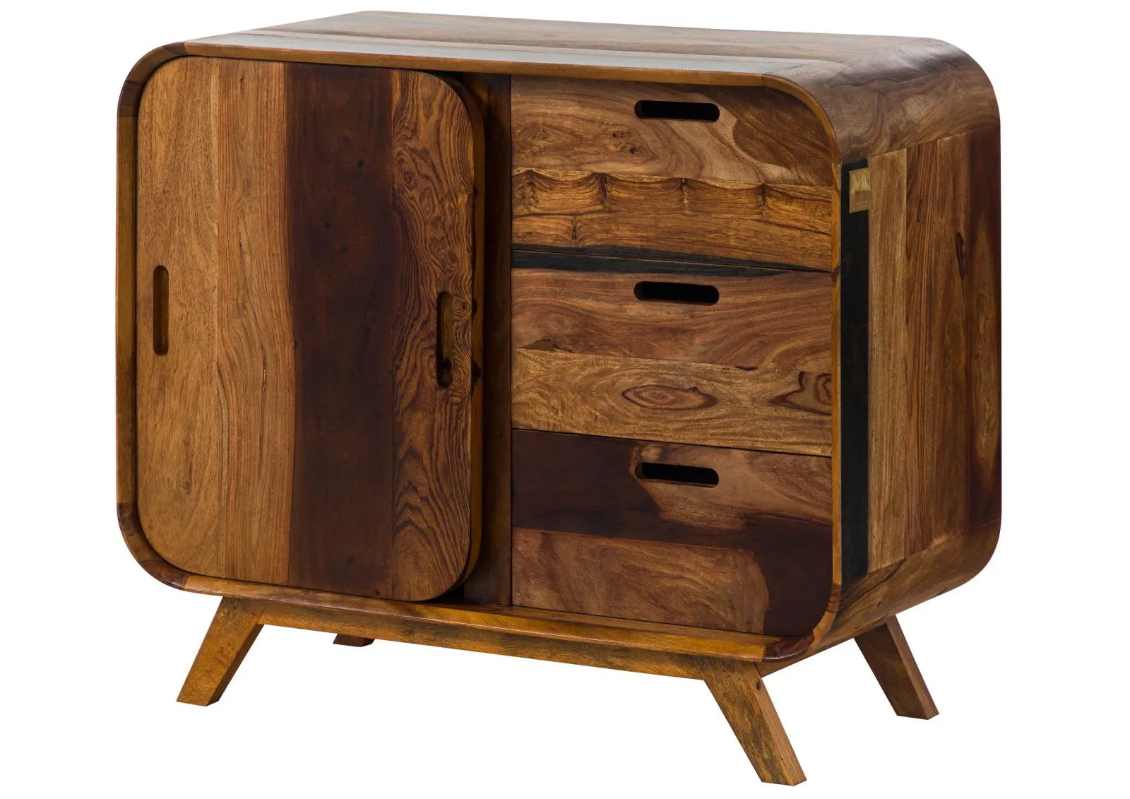 THE WOODEN CITY Rosewood wood chest of drawers #200 (HONEY)