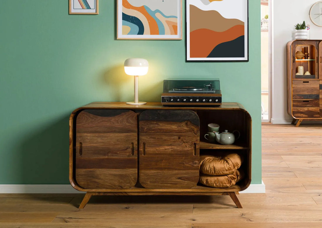 THE WOODEN CITY Rosewood chest of drawers #201 (HONEY)