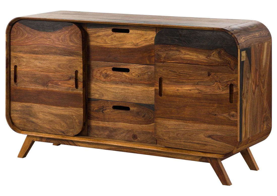 THE WOODEN CITY Rosewood chest of drawers #201 (HONEY)