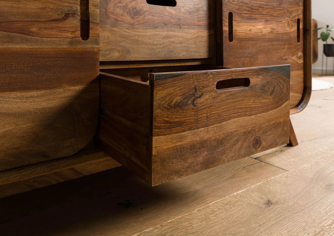 THE WOODEN CITY Rosewood chest of drawers #201 (HONEY)