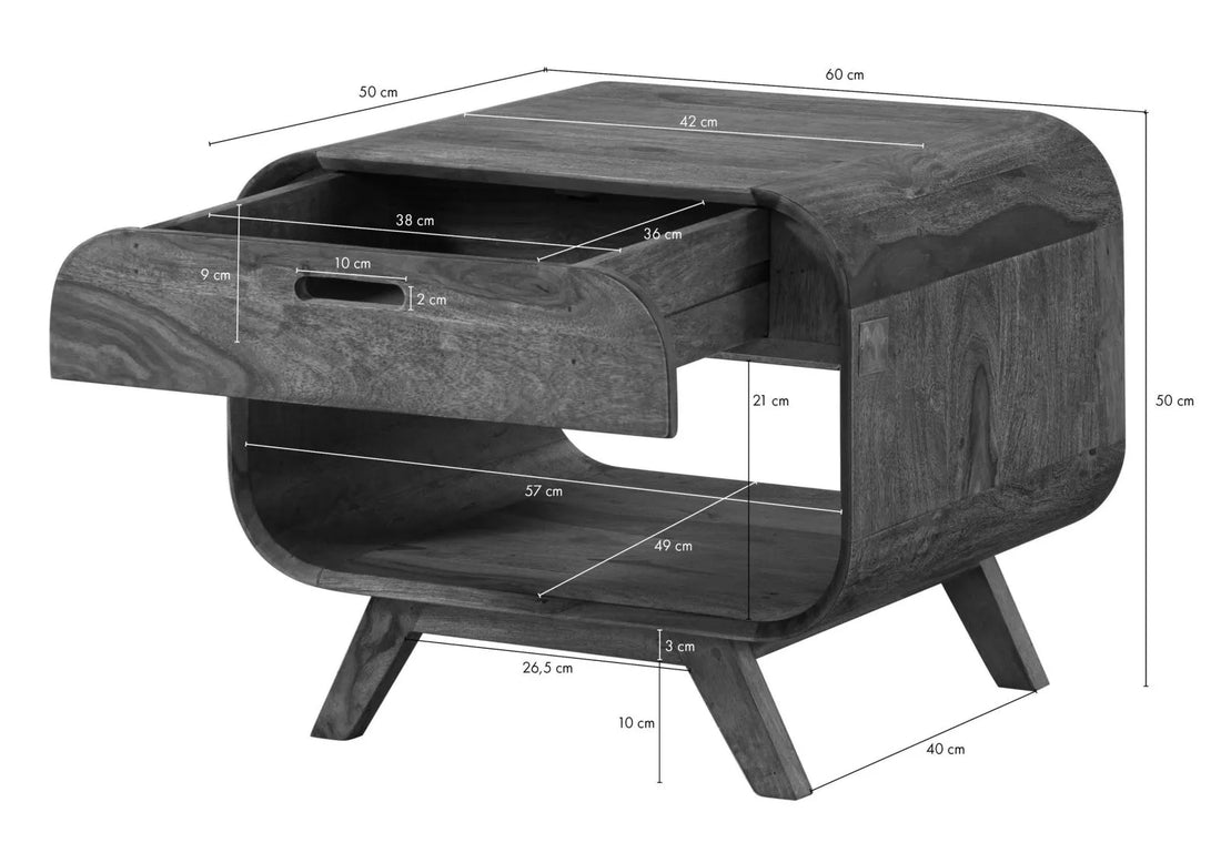 THE WOODEN CITY Rosewood coffee table #230 ( HONEY)