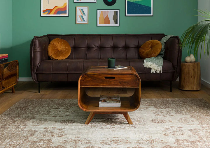 THE WOODEN CITY Rosewood coffee table #230 ( HONEY)