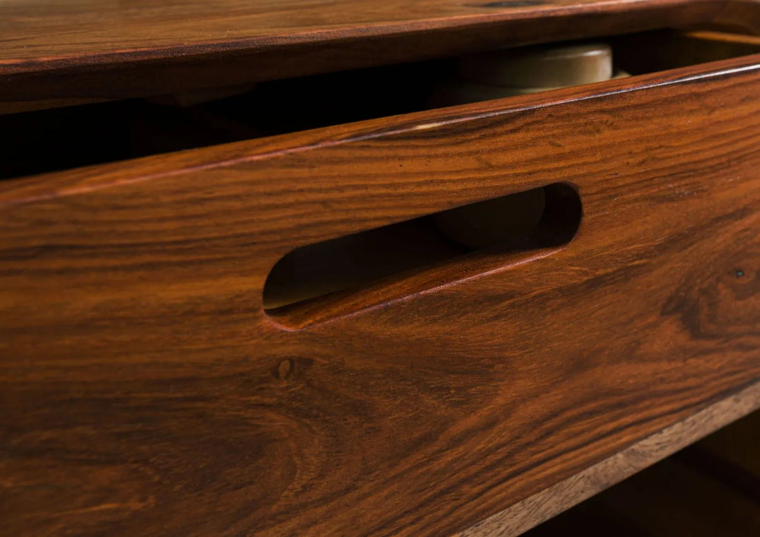 THE WOODEN CITY Rosewood coffee table #230 ( HONEY)