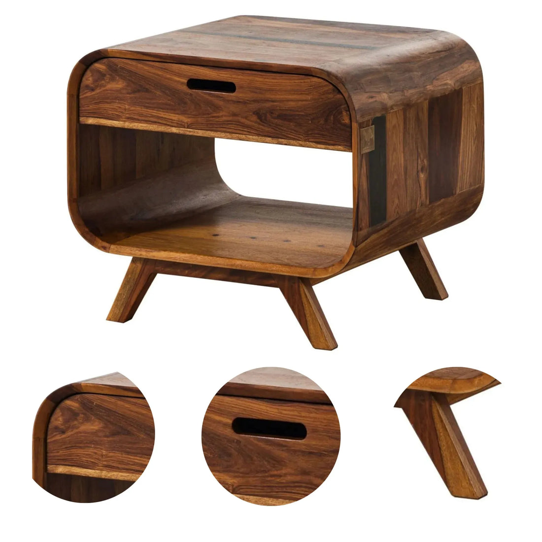 THE WOODEN CITY Rosewood coffee table #230 ( HONEY)