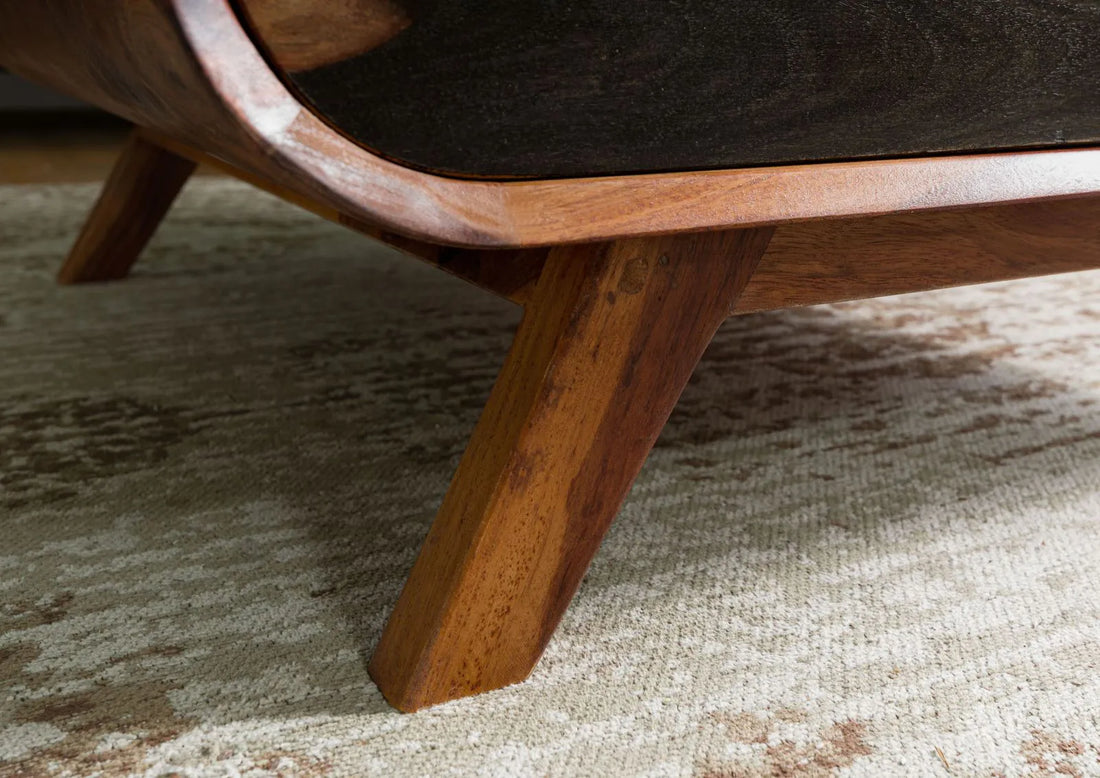 THE WOODEN CITY Rosewood Coffee Table #232 (HONEY)