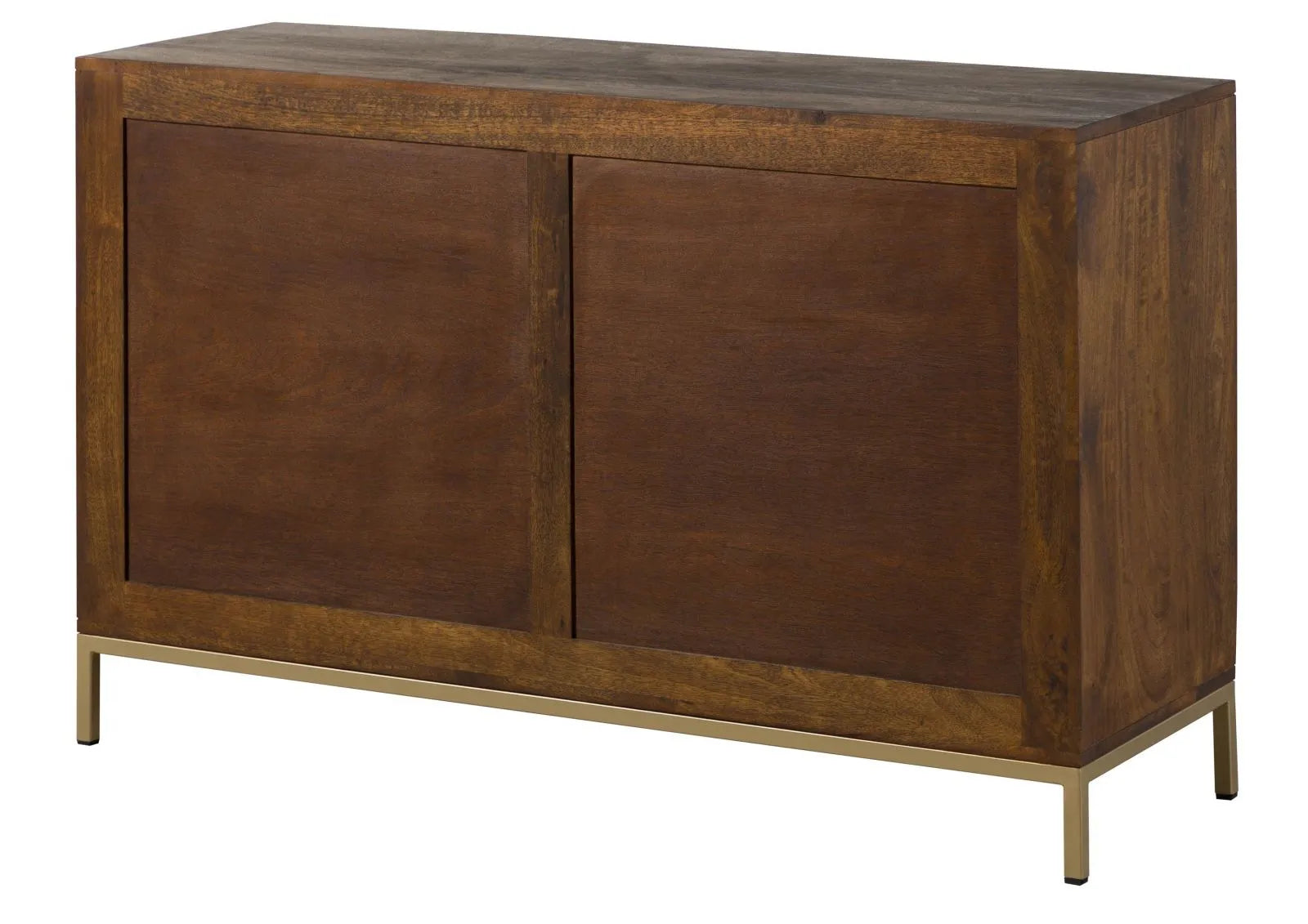 THE WOODEN CITY Stylish Art Deco Mango Wood Chest of Drawers DIAMOND #209  (HONEY)