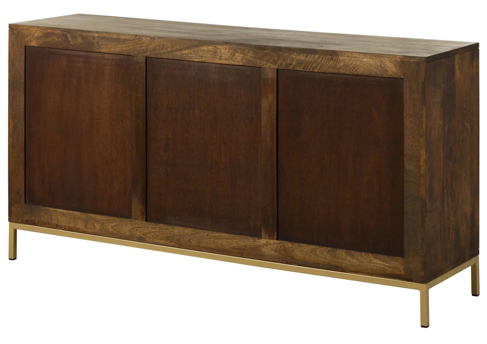 THE WOODEN CITY Stylish Art Deco Mango Wood Chest of Drawers   DIAMOND #222 (HONEY)