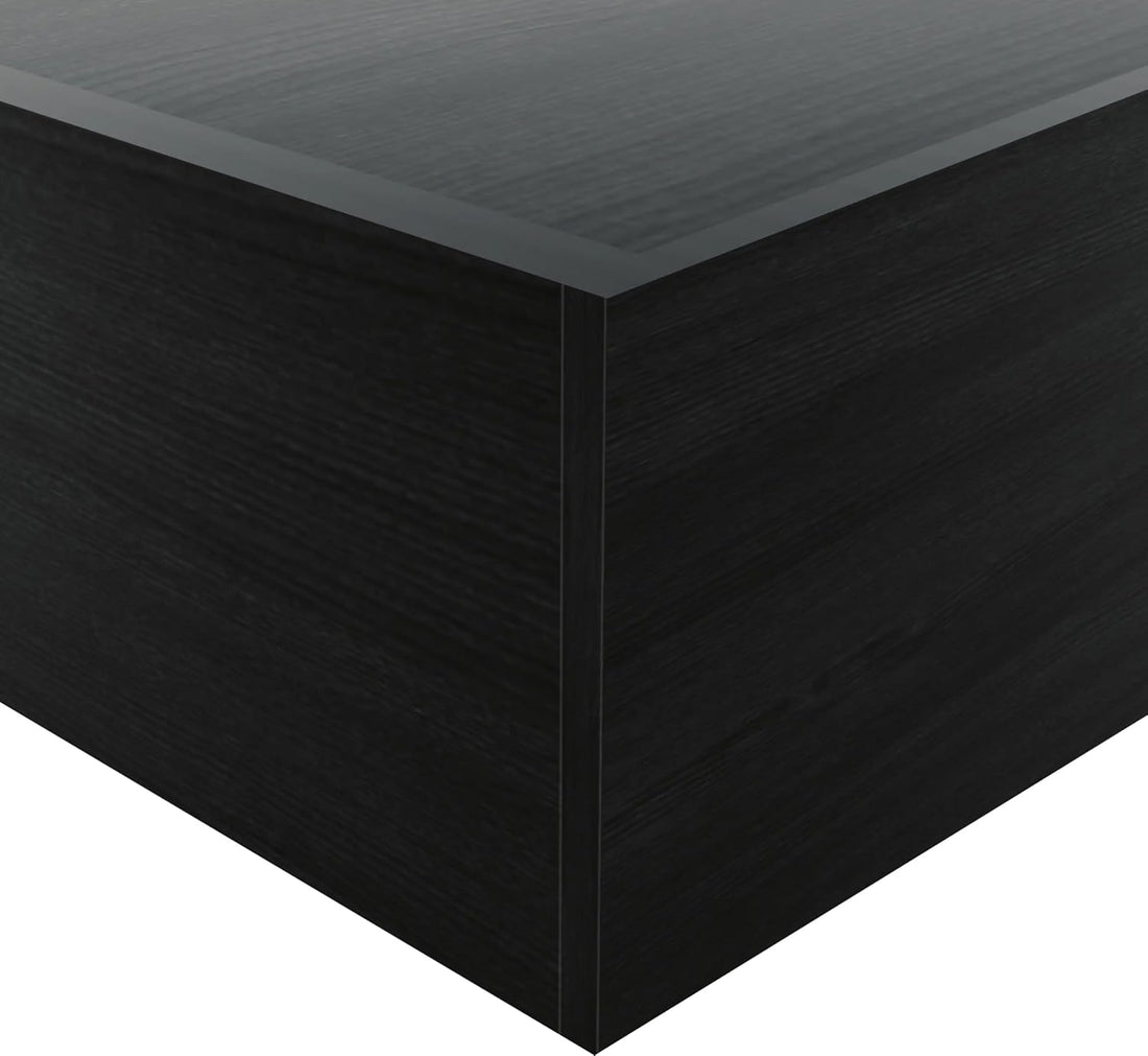 THE WOODEN CITY Engineered Wood Single Bed Cot with Storage | Single Size Bed for Bedroom (Walnut)