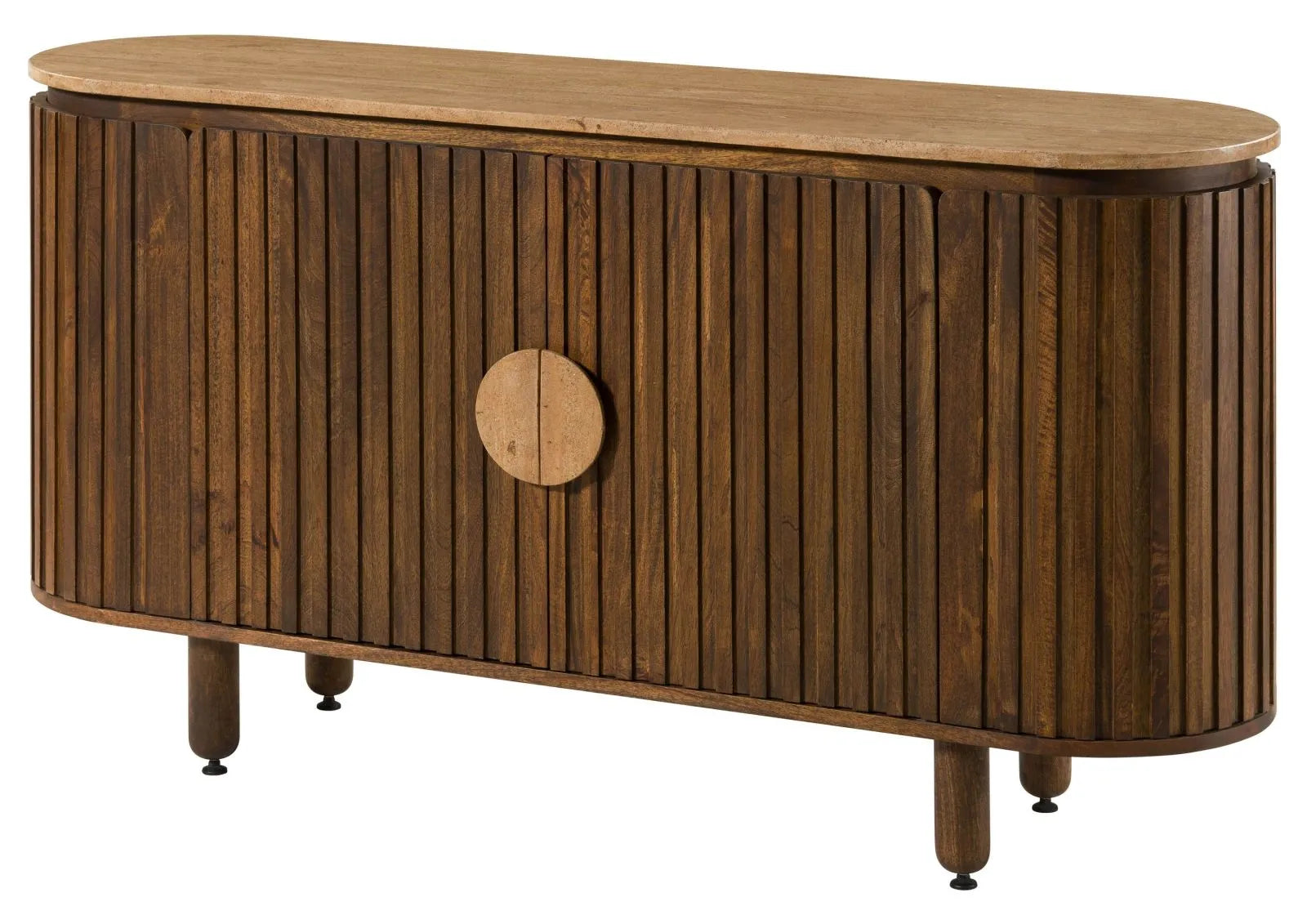 THE WOODEN CITY Solid Mango Wood Chest of Drawers #111(HONEY)