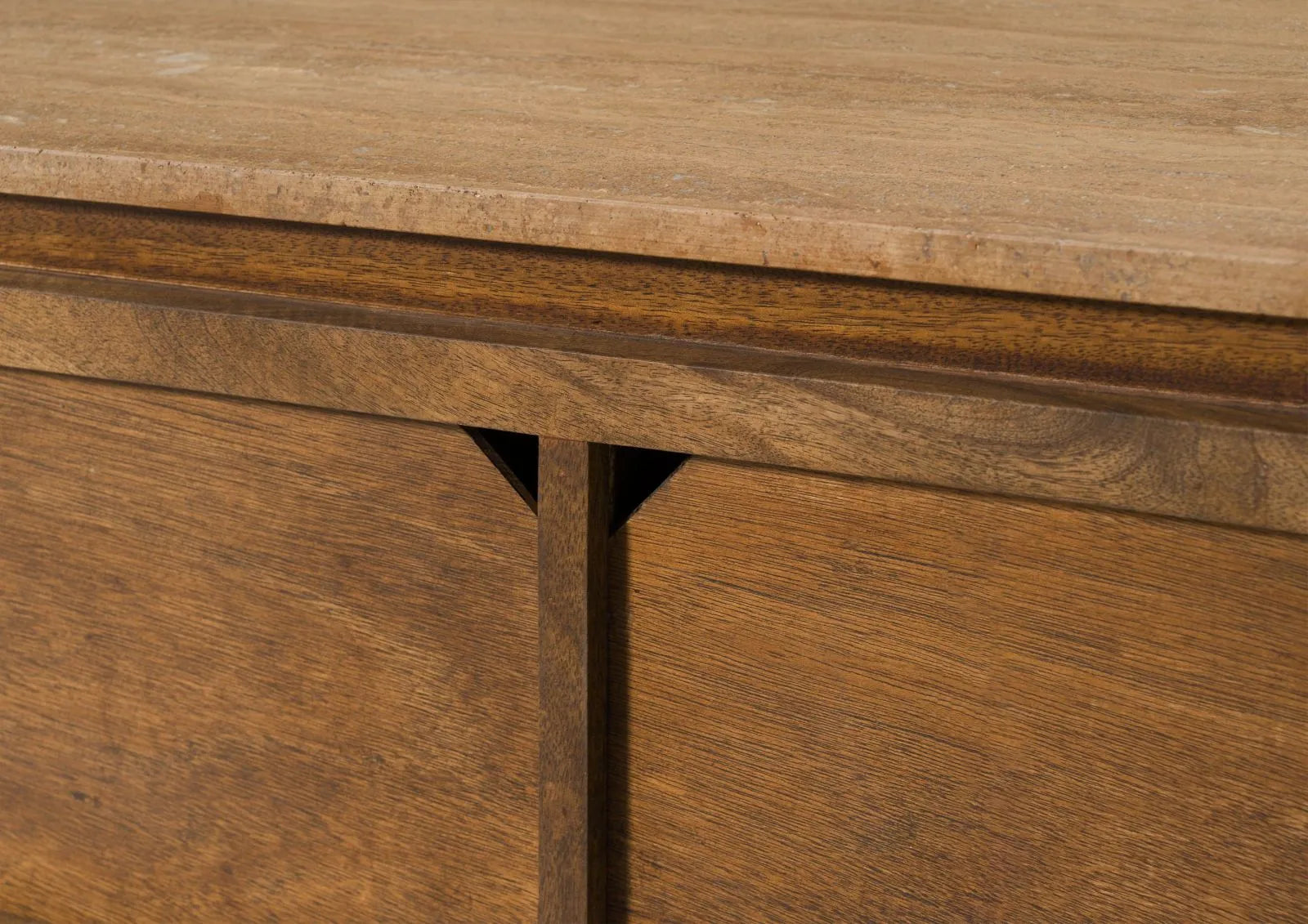 THE WOODEN CITY Solid Mango Wood TV Stand #113(HONEY)