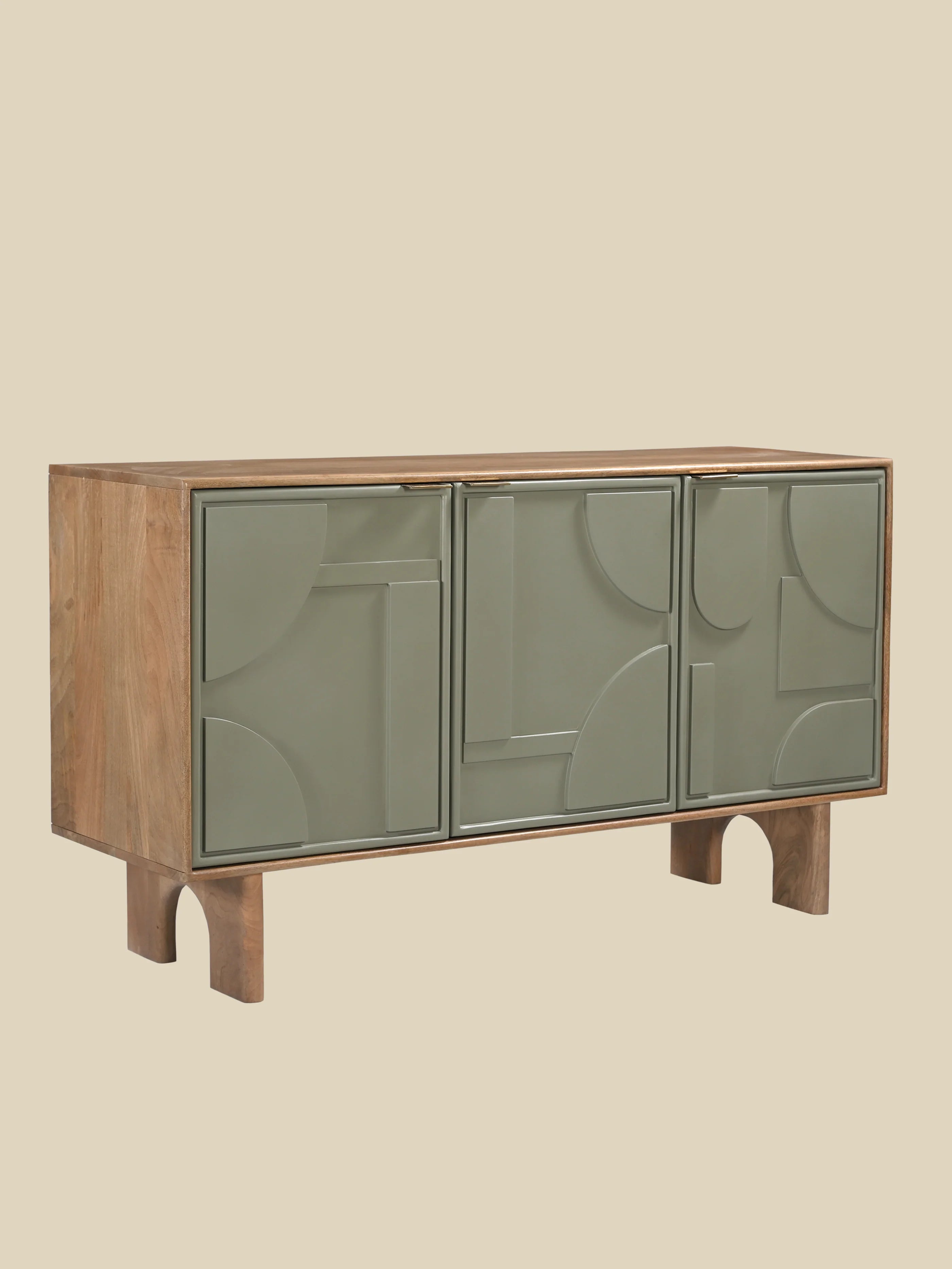 FableRoom collection Verde Three Door Sideboard