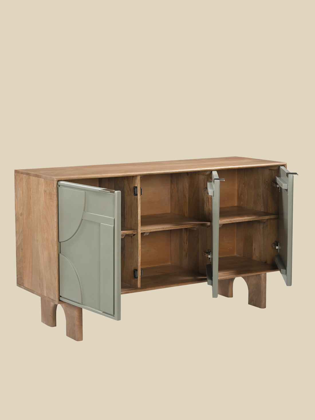 FableRoom collection Verde Three Door Sideboard