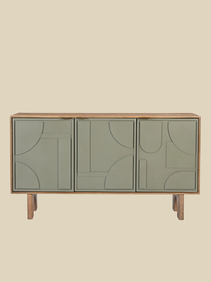 FableRoom collection Verde Three Door Sideboard