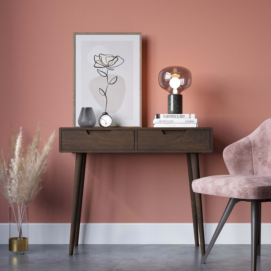 THE WOODEN CITY  Mango Console Table