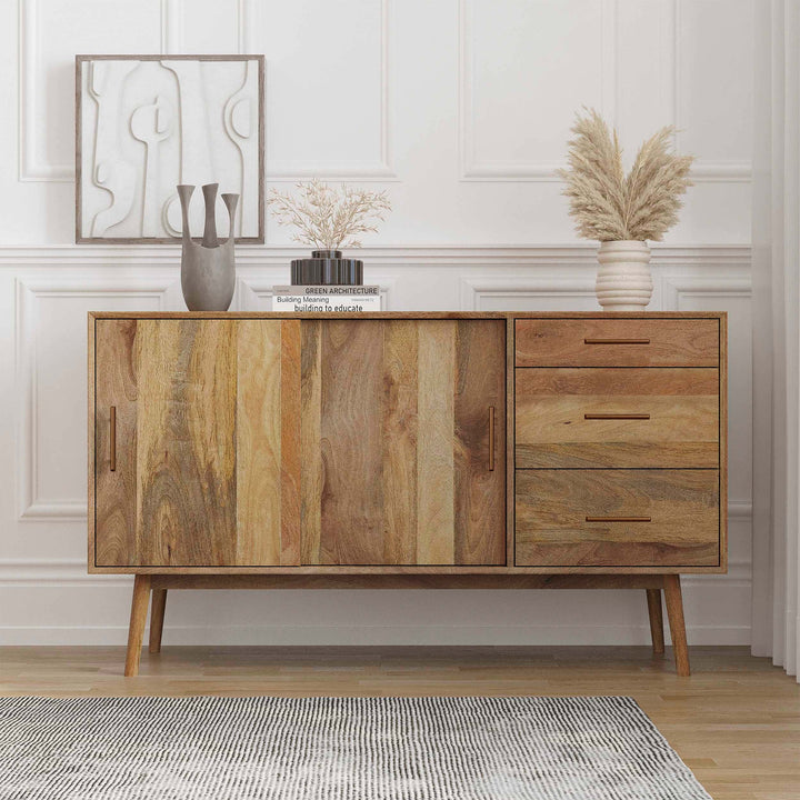 THE WOODEN CITY  Mango Large Sideboard
