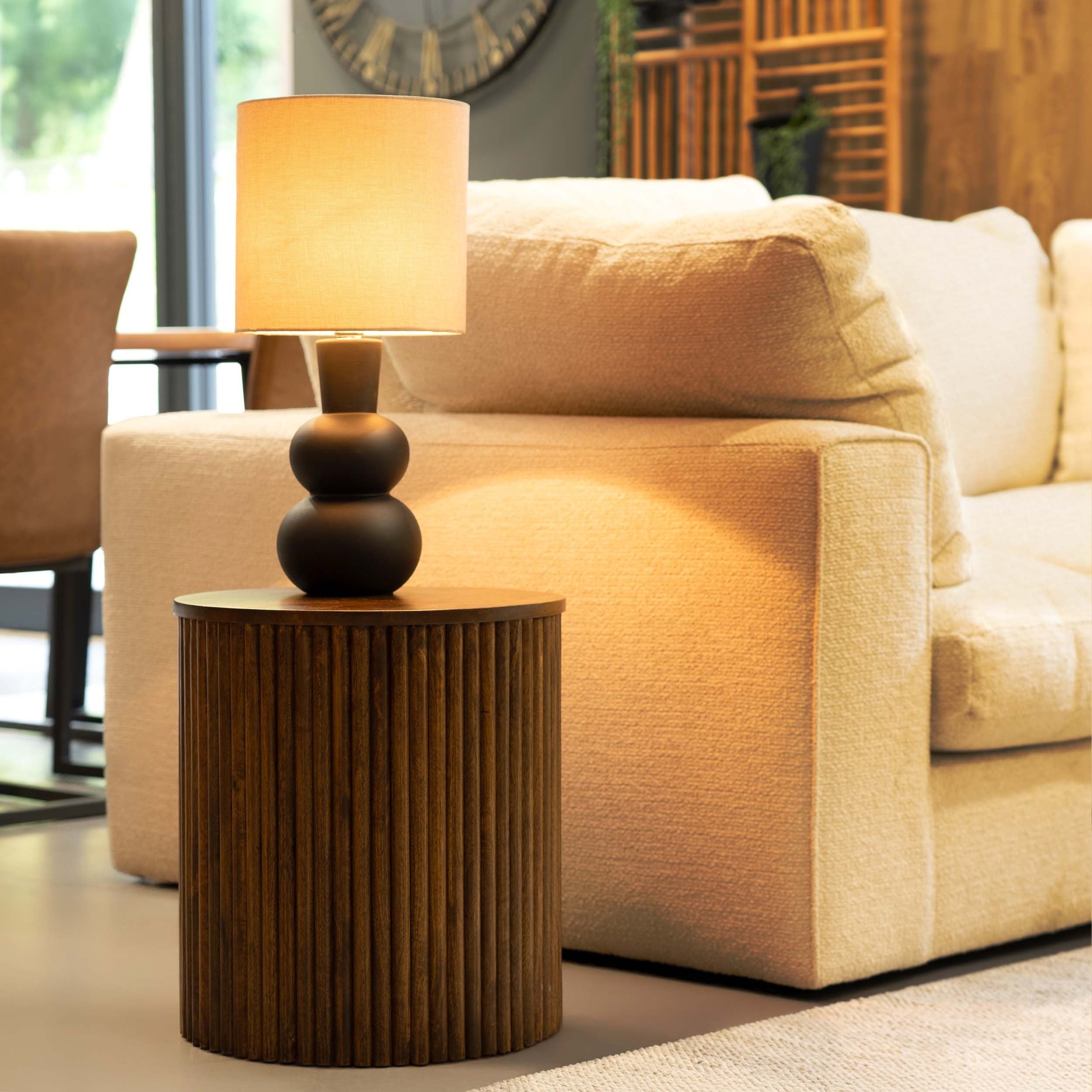 THE WOODEN CITY Florence Light Mango Side Table