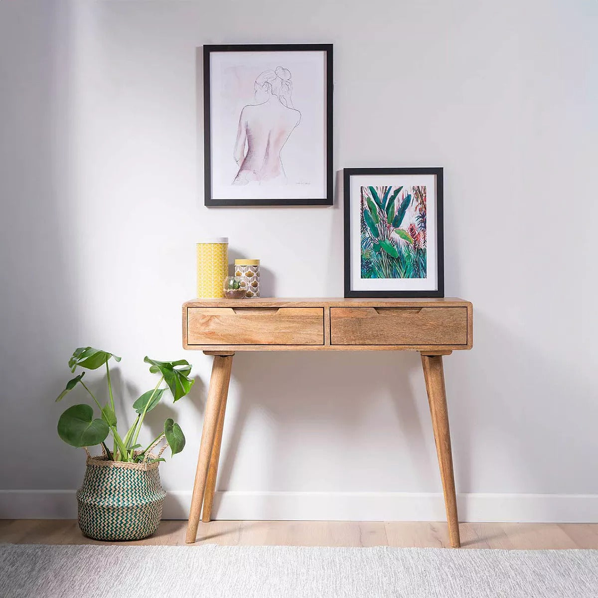 THE WOODEN CITY  Mango Console Table